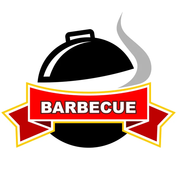 Grill and Barbecue label and sign Stock Illustration