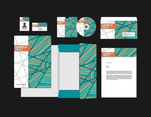 Geschäftsstil-Vorlagen für Ihr Projektdesign — Stockvektor