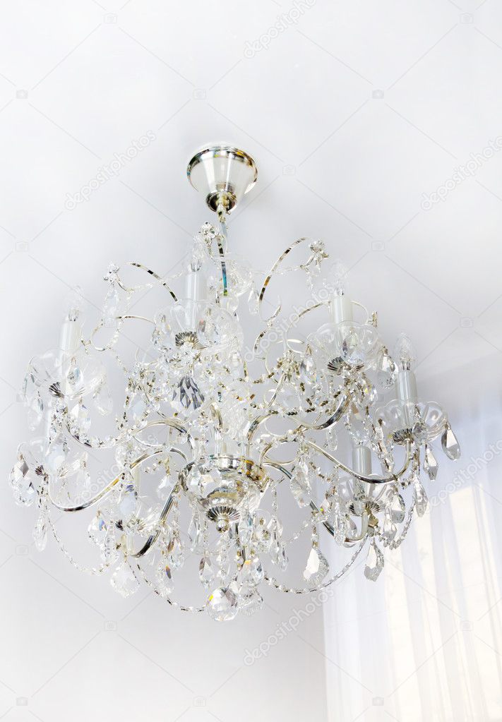 Beautiful crystal chandelier
