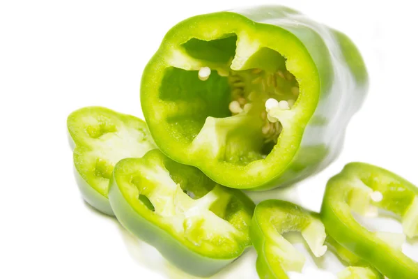 Paprika zelená paprika — Stock fotografie