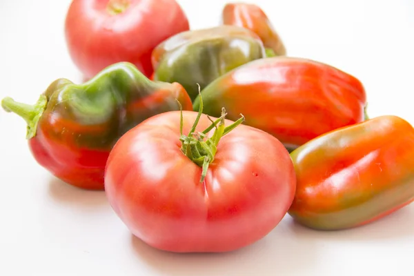 토마토와 달콤한 고추 파프리카 — 스톡 사진