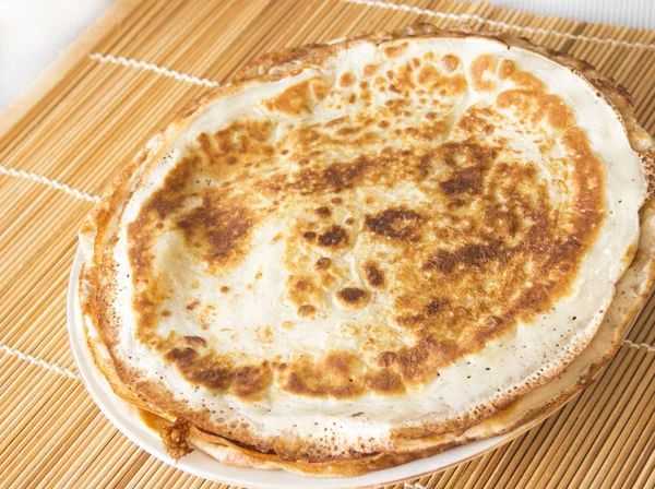 Pancakes on Shrove Tuesday — Stock Photo, Image