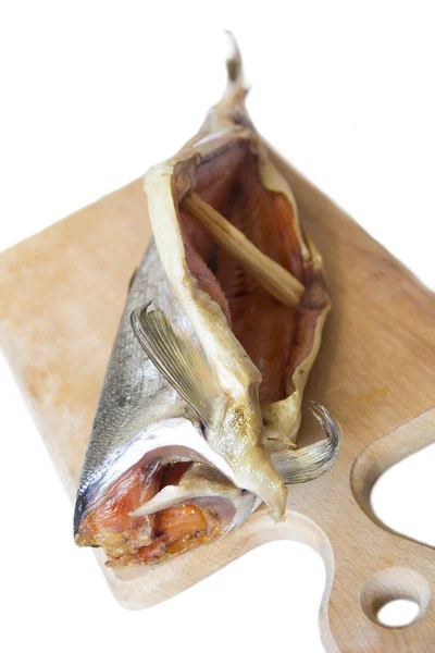 Peixes de salmão fumados — Fotografia de Stock