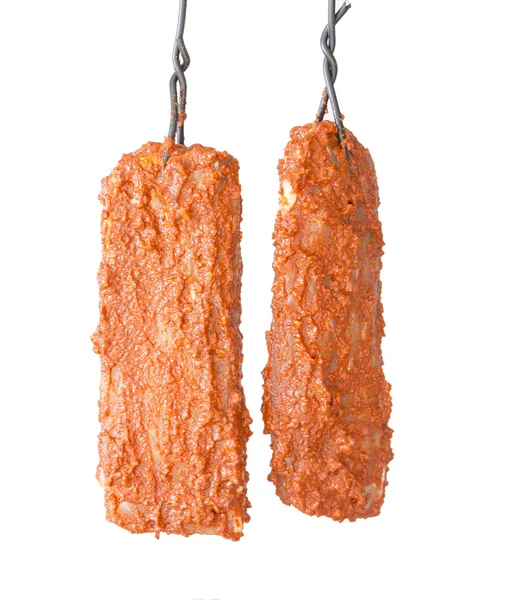 Hazırlık bastourma. kurutulmuş et