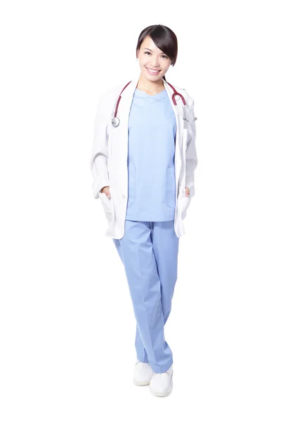 Profesjonalne kobieta lekarz lub pielęgniarka — Zdjęcie stockowe