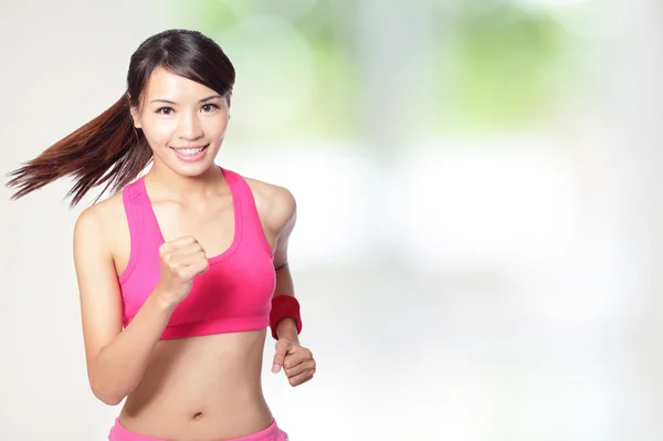 Health sport girl running — Stock Photo, Image