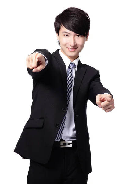 Business man pointing at you — Stock Photo, Image