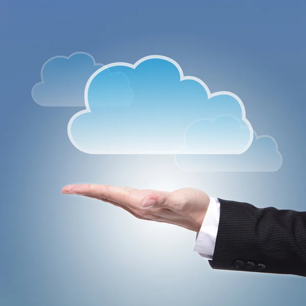 Concetto di cloud computing — Foto Stock