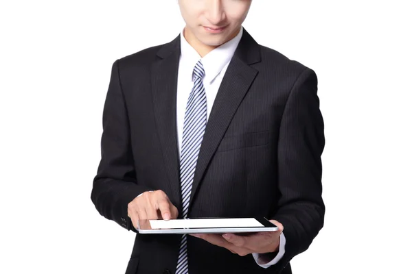 Businessman using touch pad — Stock Photo, Image