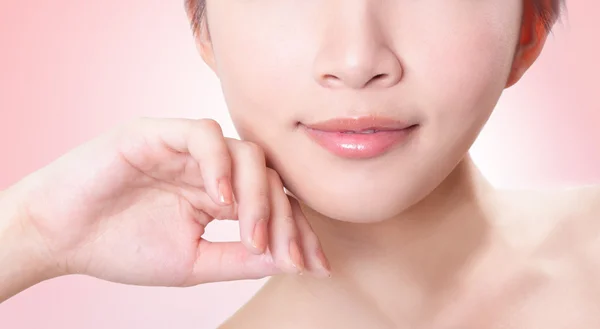 Female lips closeup — Stock Photo, Image
