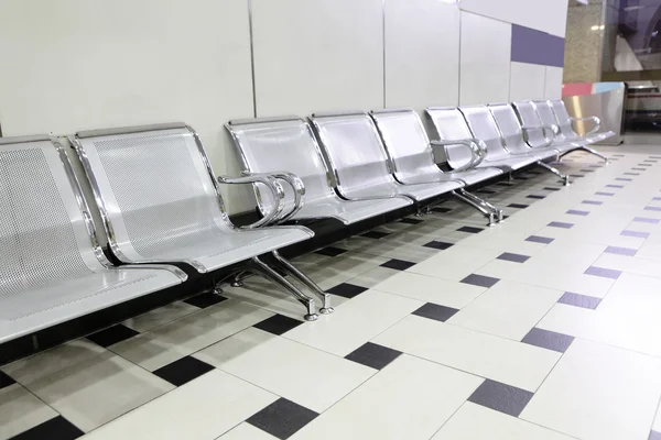 Empty seats at a building — Stock Photo, Image