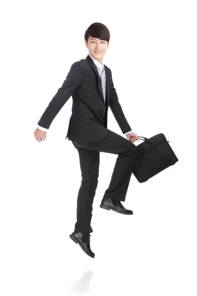 Businessman jump — Stock Photo, Image