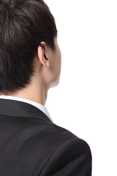 Business man look copy space from back — Stock Photo, Image