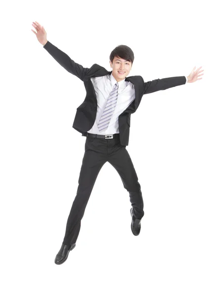 Businessman jump — Stock Photo, Image