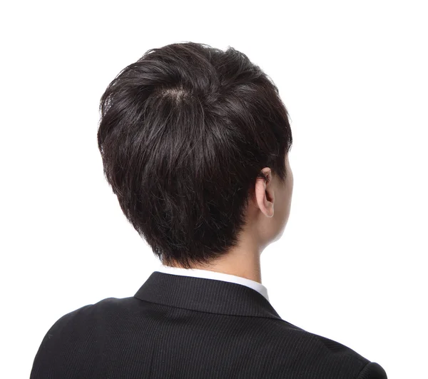 Business man look copy space from back — Stock Photo, Image