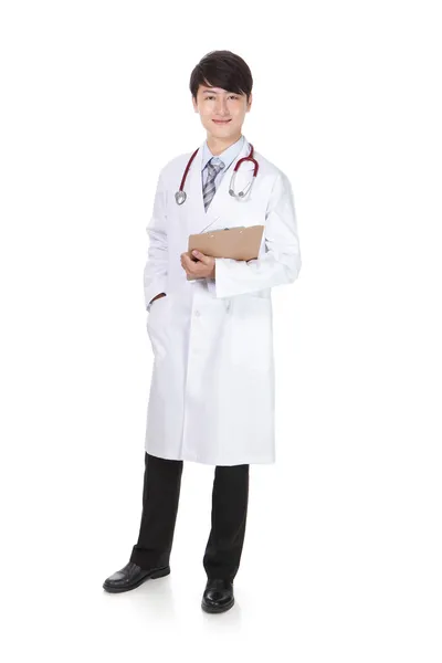 Médico masculino em comprimento total — Fotografia de Stock