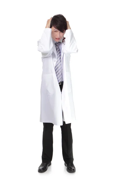 Depressed doctor — Stock Photo, Image