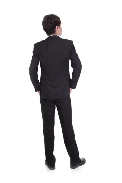 Business man from the back looking at something — Stock Photo, Image