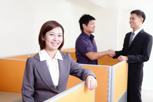 Buon team di lavoro sorridente — Foto Stock