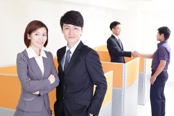 Happy smiling business team — Stock Photo, Image