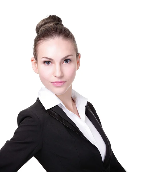 Happy young business woman — Stock Photo, Image