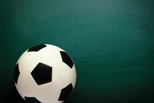 Soccer and Chalkboard — Stock Photo, Image