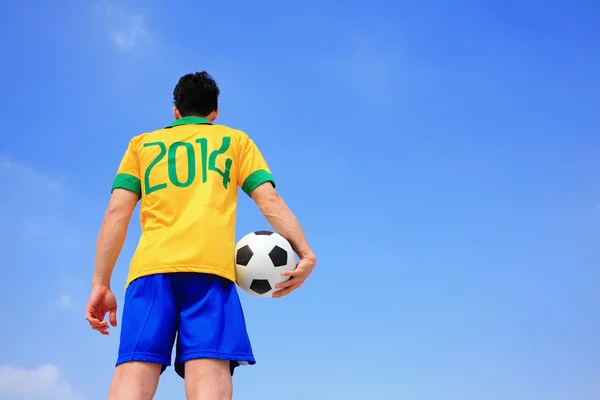 Vamos jogar futebol agora — Fotografia de Stock