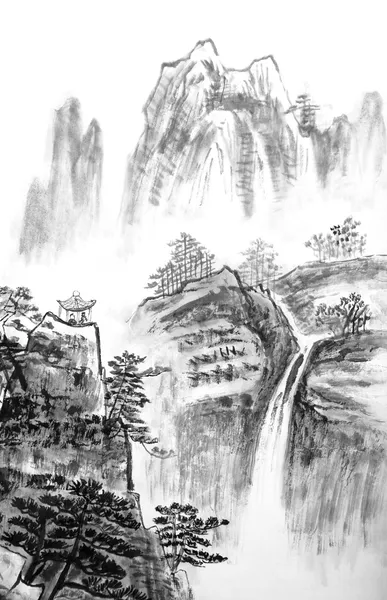 Traditional Chinese painting — Stock Photo, Image