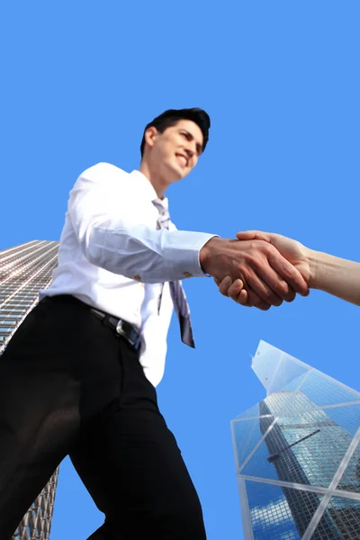 Business people shaking hands — Stock Photo, Image