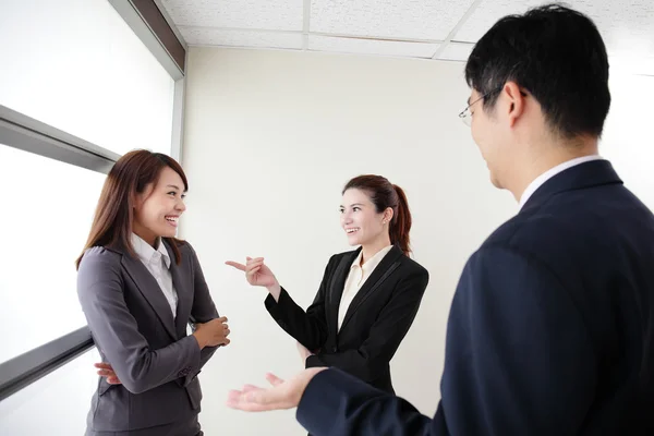 Sorriso business team — Foto Stock