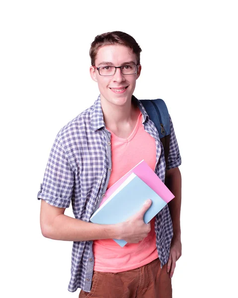 Feliz estudiante masculino — Foto de Stock