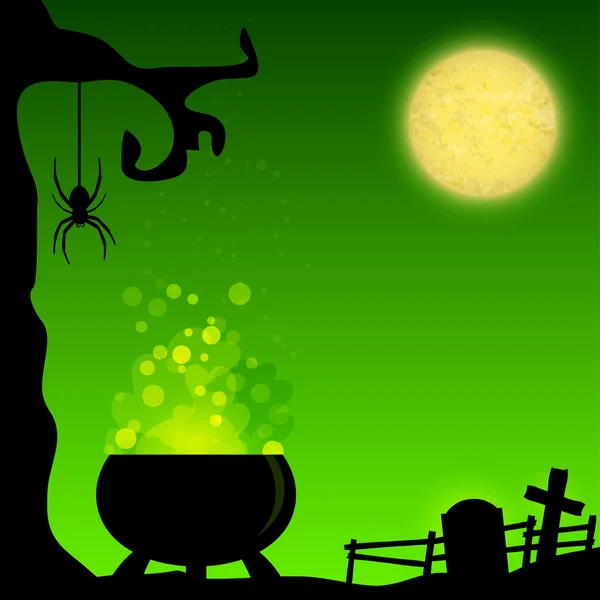 Magic Halloween background — Stock Vector