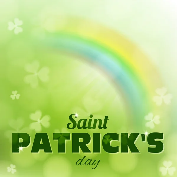 St. Patrick fondo del día — Vector de stock