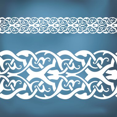 Dikişsiz çiçek fayans kenarlık