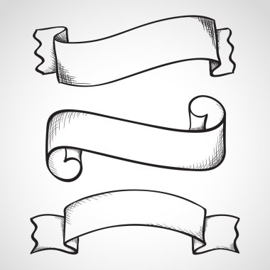 elle çizilmiş kroki şeritler