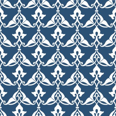 Dikişsiz çiçek döşeme deseni