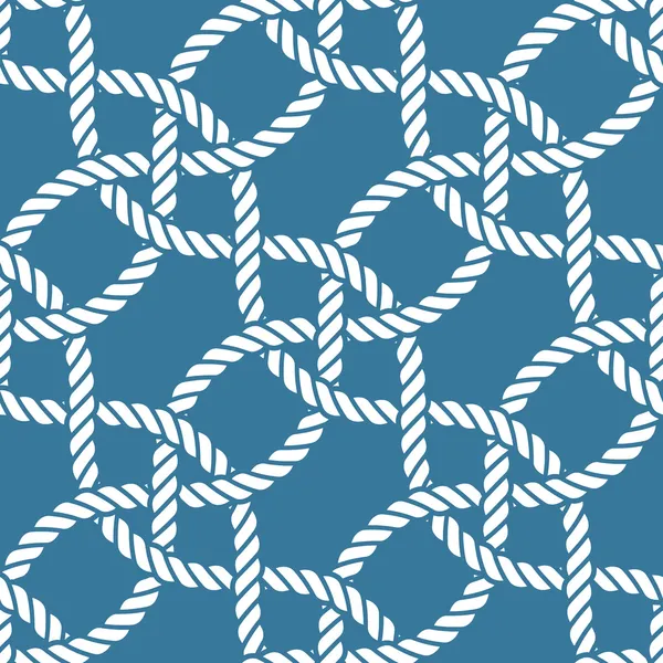 원활한 해상 로프 패턴 — 스톡 벡터