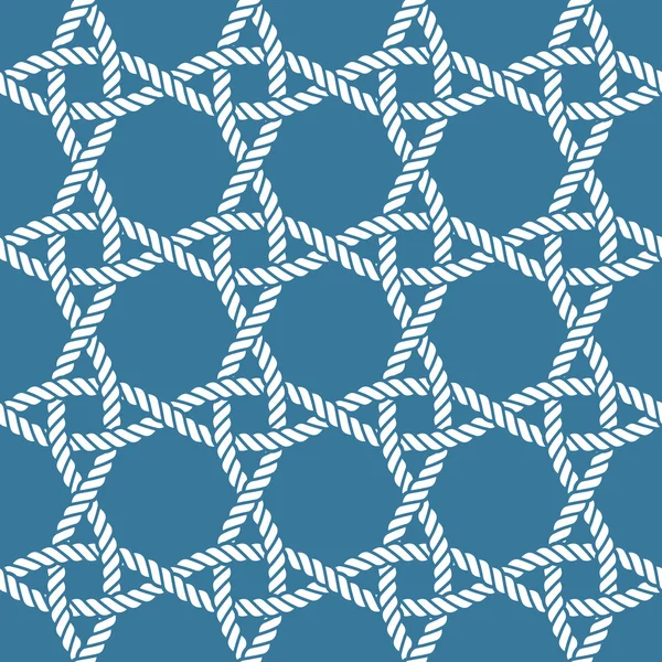 Nautical rope pattern — Stock Vector