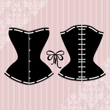 Vintage korse siluet