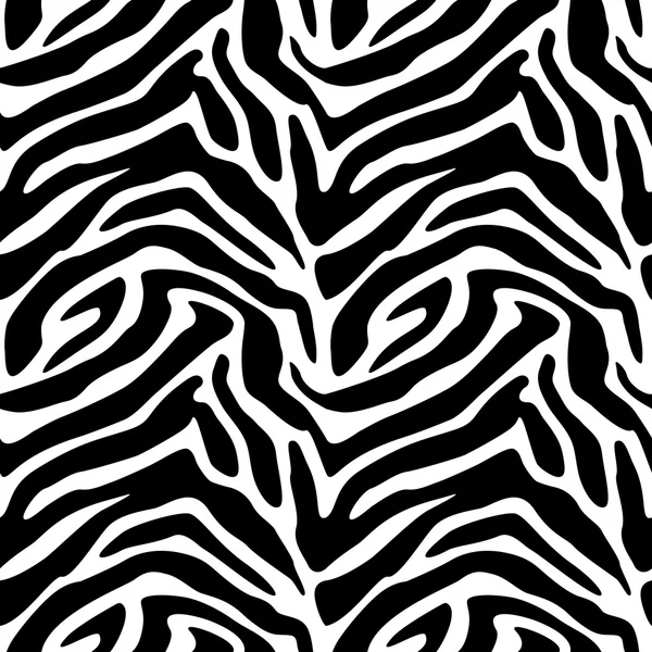 Seamless zebra textura fundo — Vetor de Stock