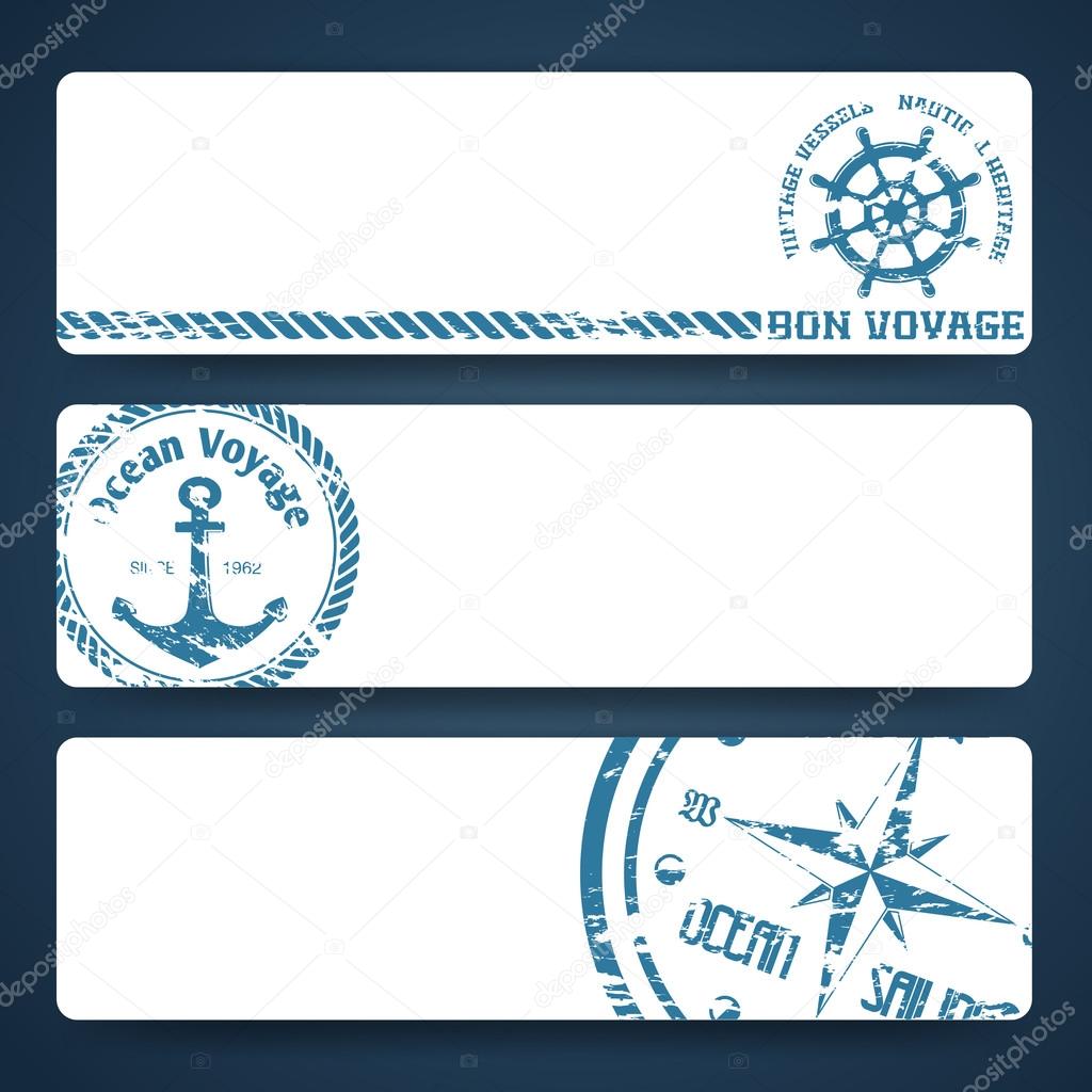 Nautical banners
