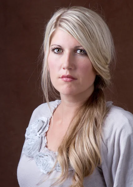 Portrait of a middle aged 30-40 woman — Stock Photo, Image