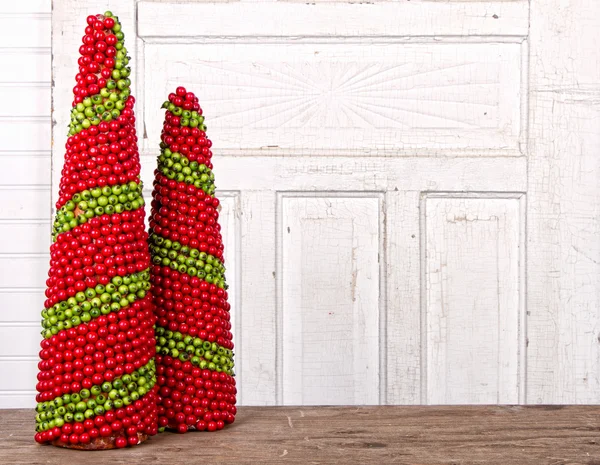 Christmas decorations made of berries — Stock Photo, Image