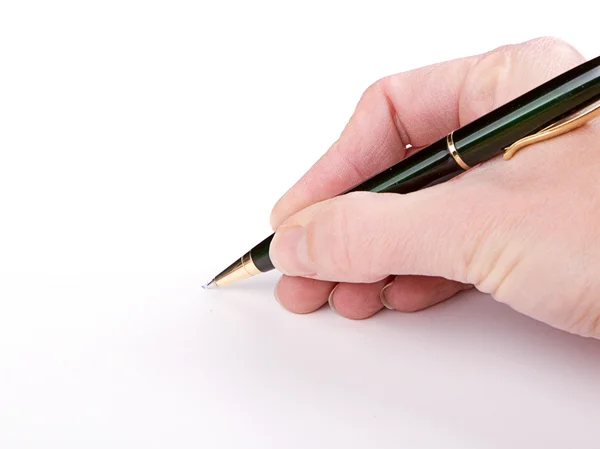 Schreiben mit Stift — Stockfoto