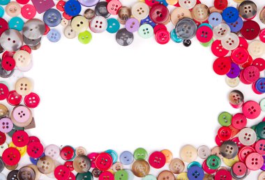 düğmeleri çerçeve beyaz