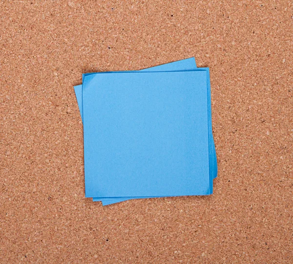 Sticky note on a bulletin board — Stock Photo, Image