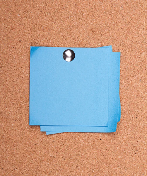 Sticky note on a bulletin board — Stock Photo, Image