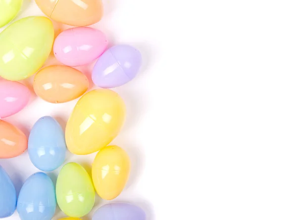Plastic easter eggs — Stock Photo, Image