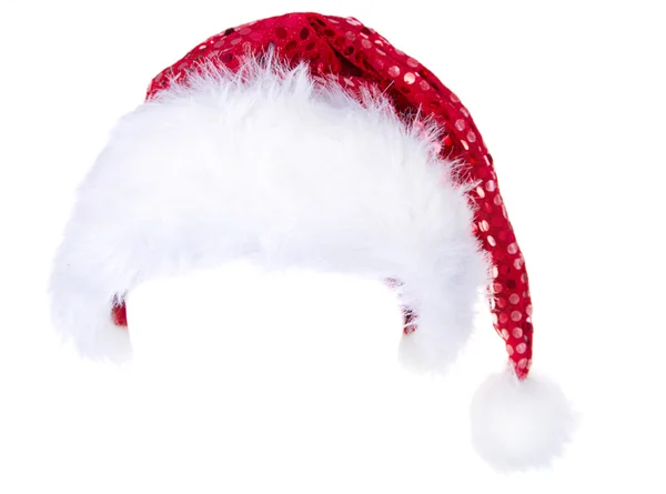 Santa hats isolated on white — Stock Photo, Image