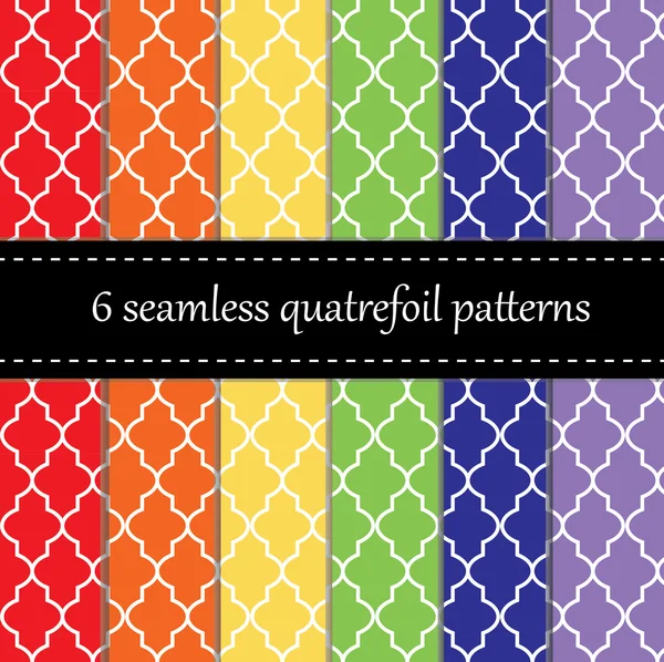 Twelve seamless geometric patterns — Stock Vector